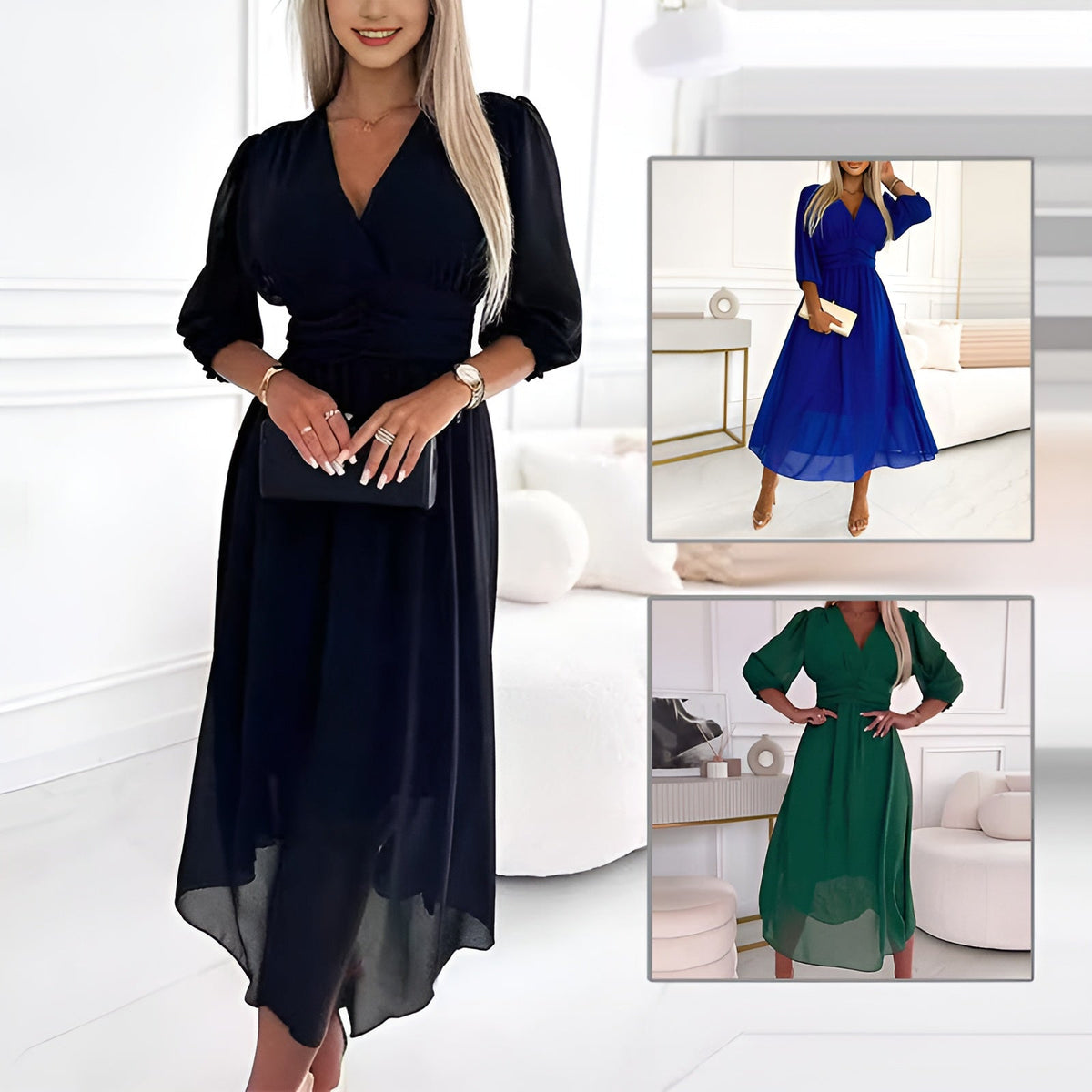 Madilyn™ | Light Silk Chiffon Dress