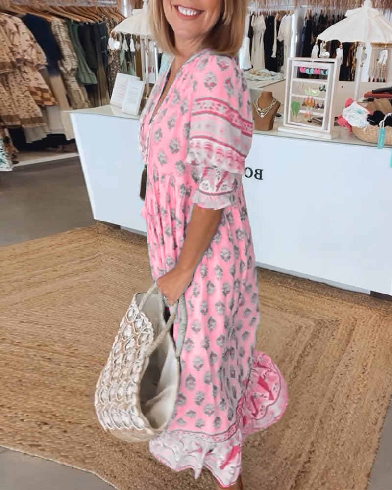 Fontaine™ | Verity – Robe bohème intemporelle