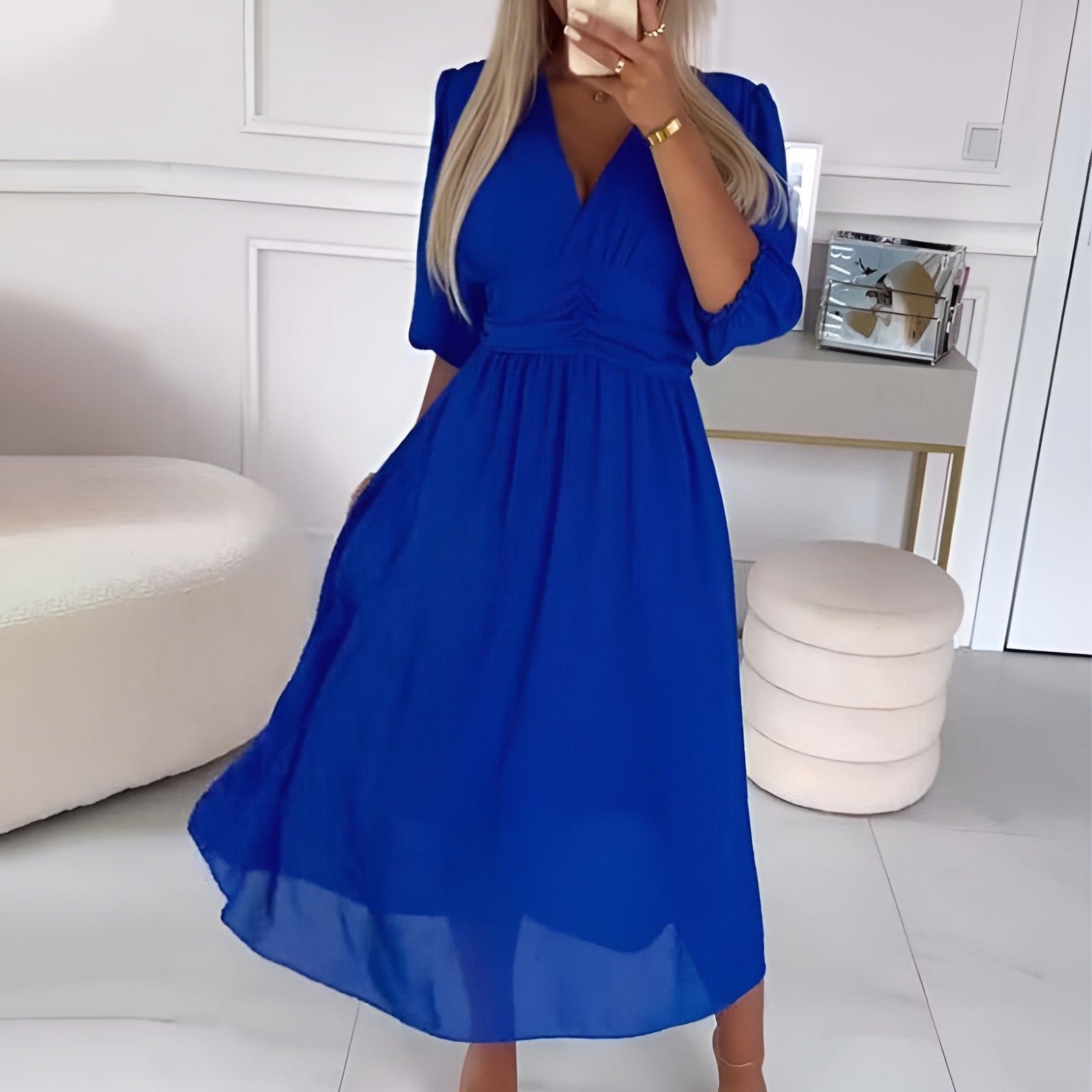 Madilyn™ | Light Silk Chiffon Dress