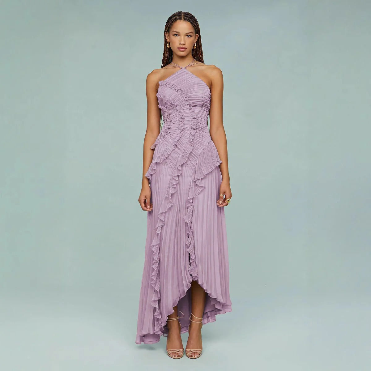 Adelynn™ | Long Ruffle Dress
