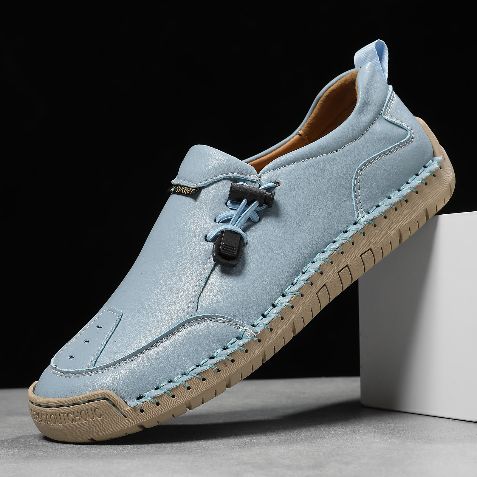 FONTAINE | Mocassins Confort Piqués Main Mathilde