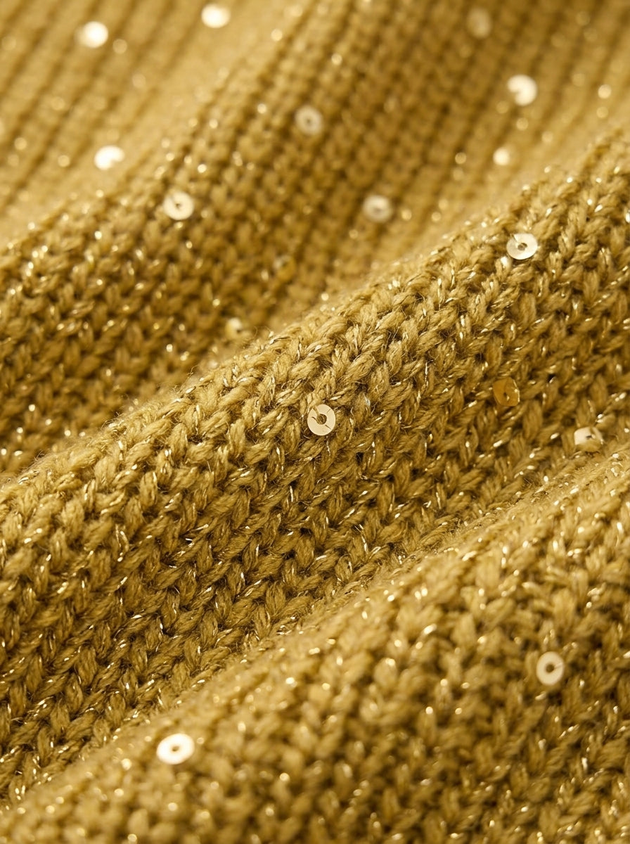 Isadora | Cardigan Surdimensionné à Col avec Gros Boutons Métalliques