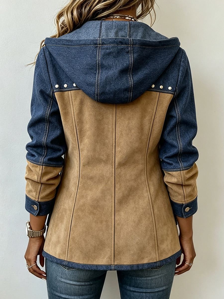 FONTAINE | Veste à Capuche Bi-Matière Véronique