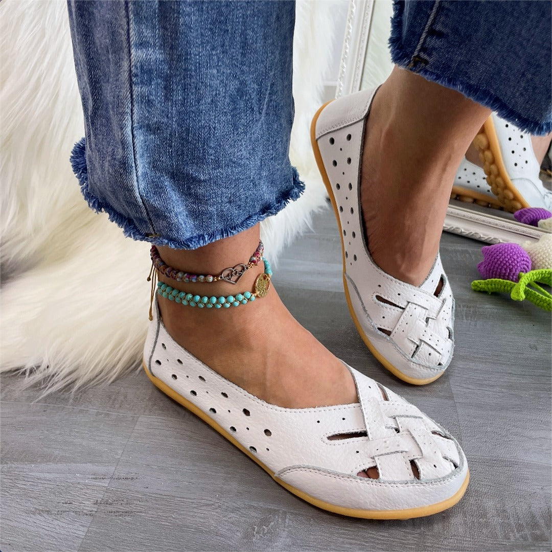 FONTAINE | Mocassins Élégants en Cuir Aéré