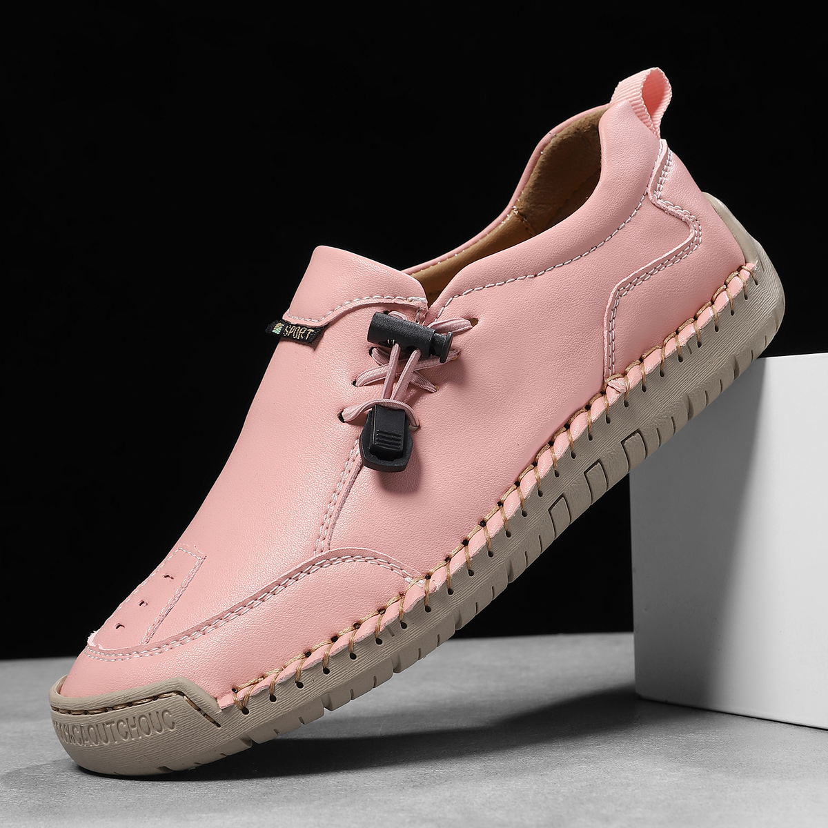 FONTAINE | Mocassins Confort Piqués Main Mathilde