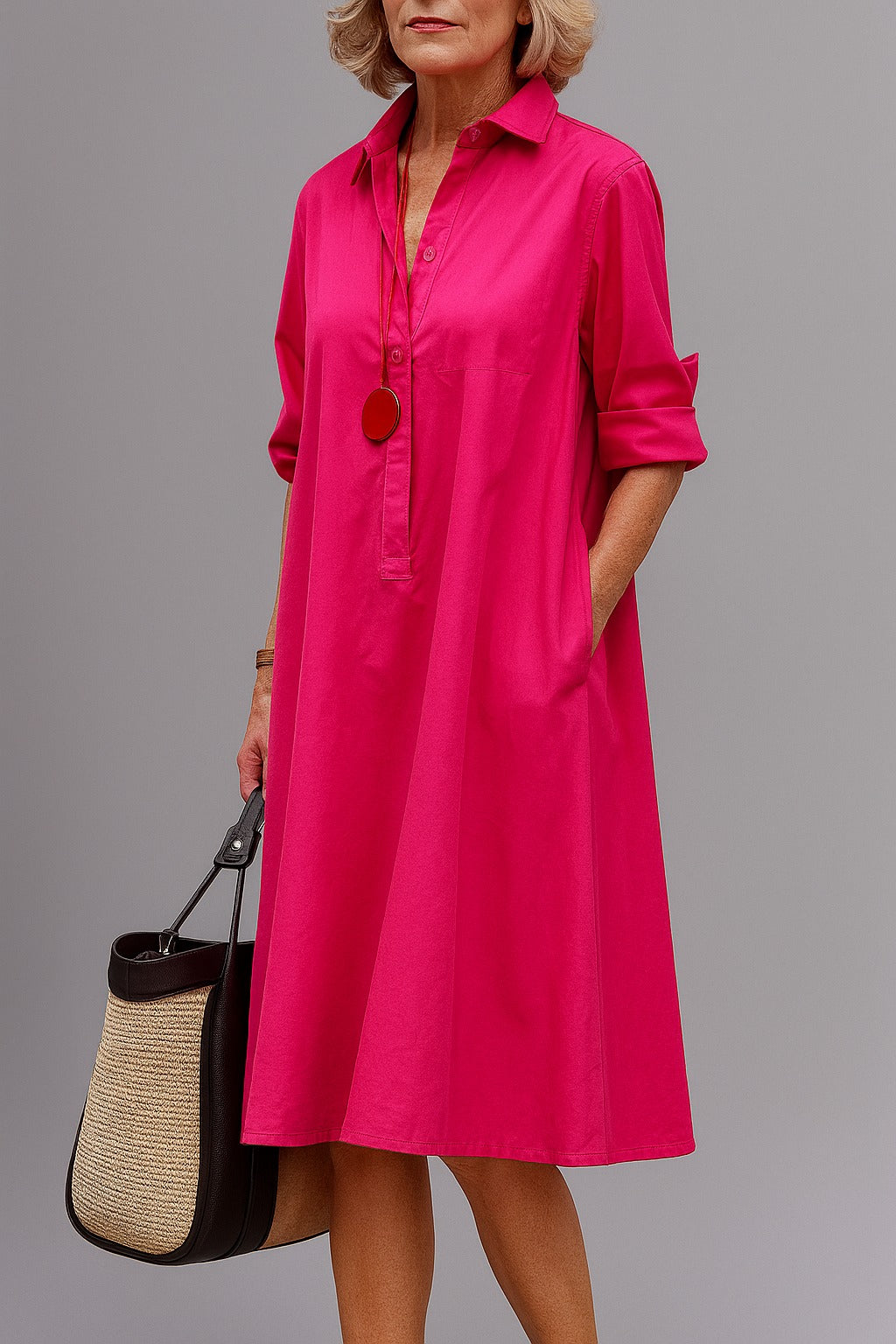 The Wilma Elegant Midi Dress