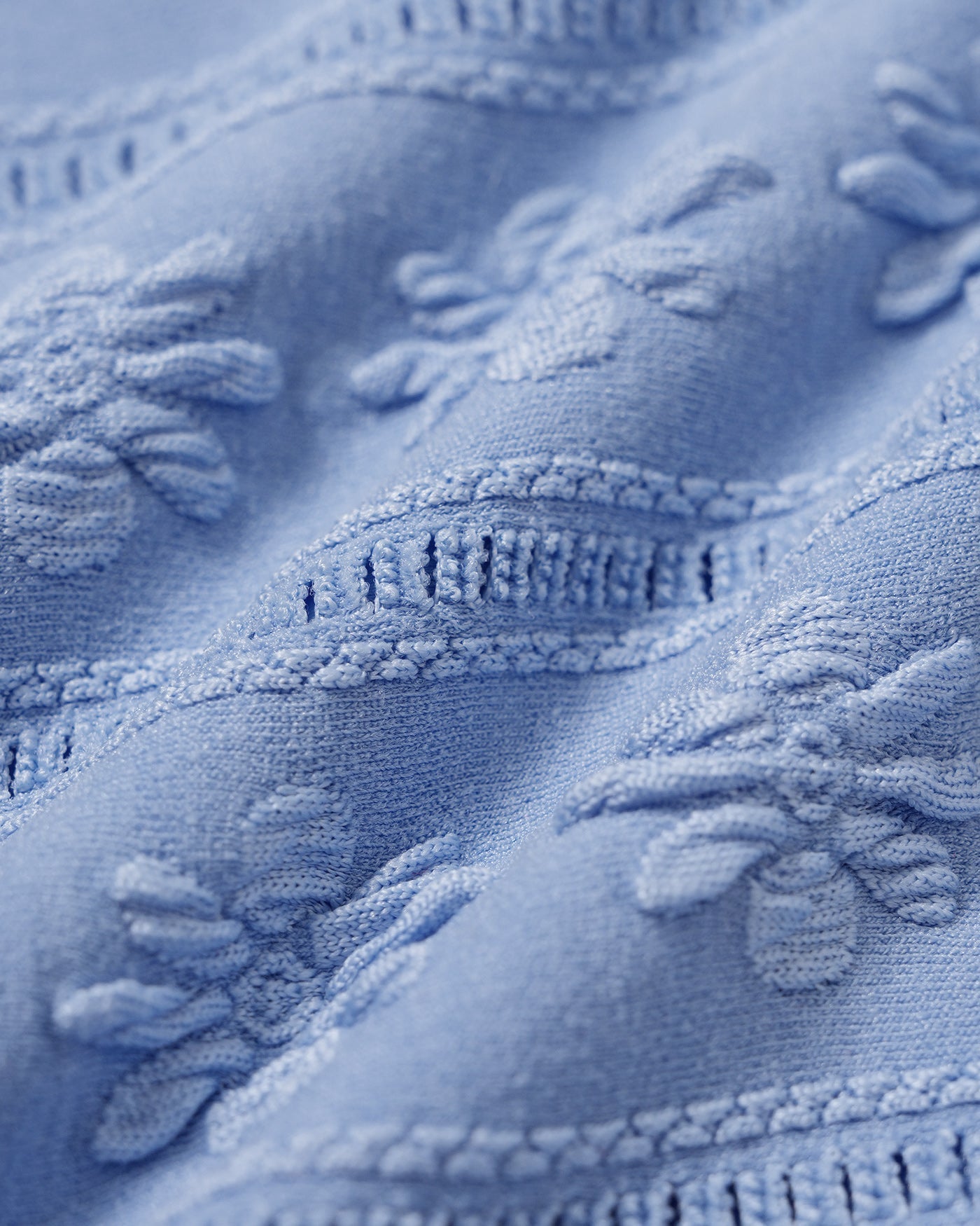 Fontaine™ | Violette – Bikini triangle bleu à imprimé floral
