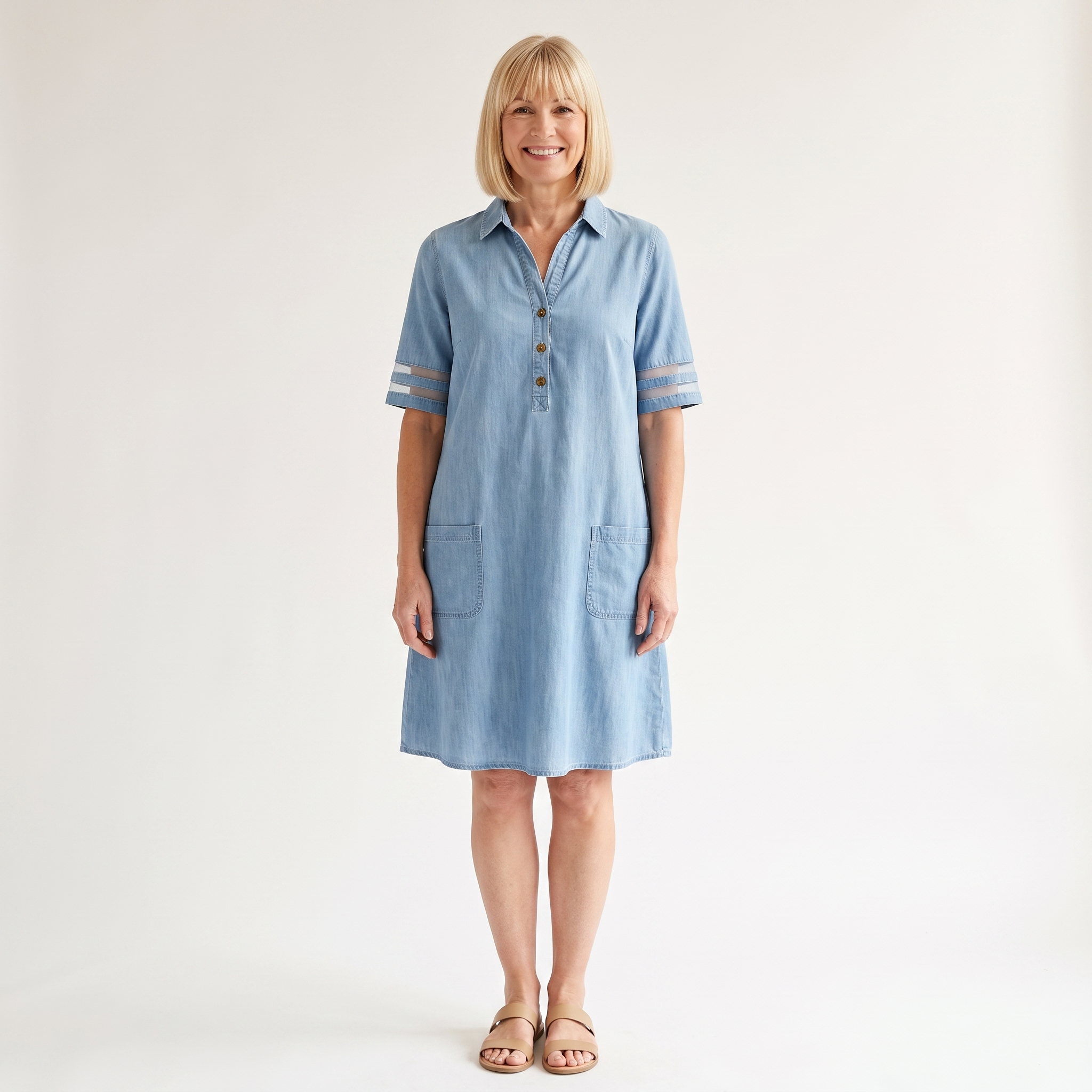 Zelina | Sculpt Denim Dress