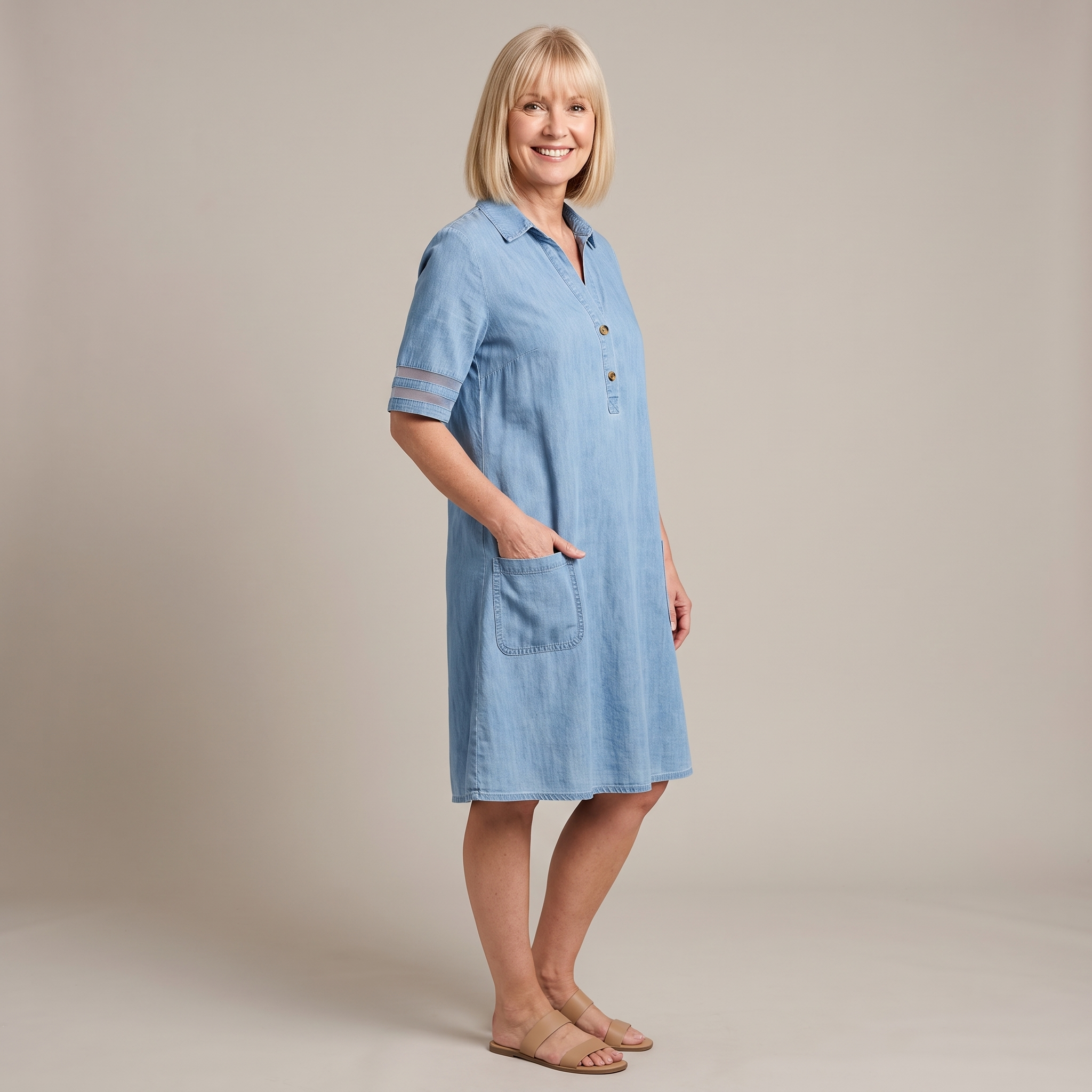 Zelina | Sculpt Denim Dress