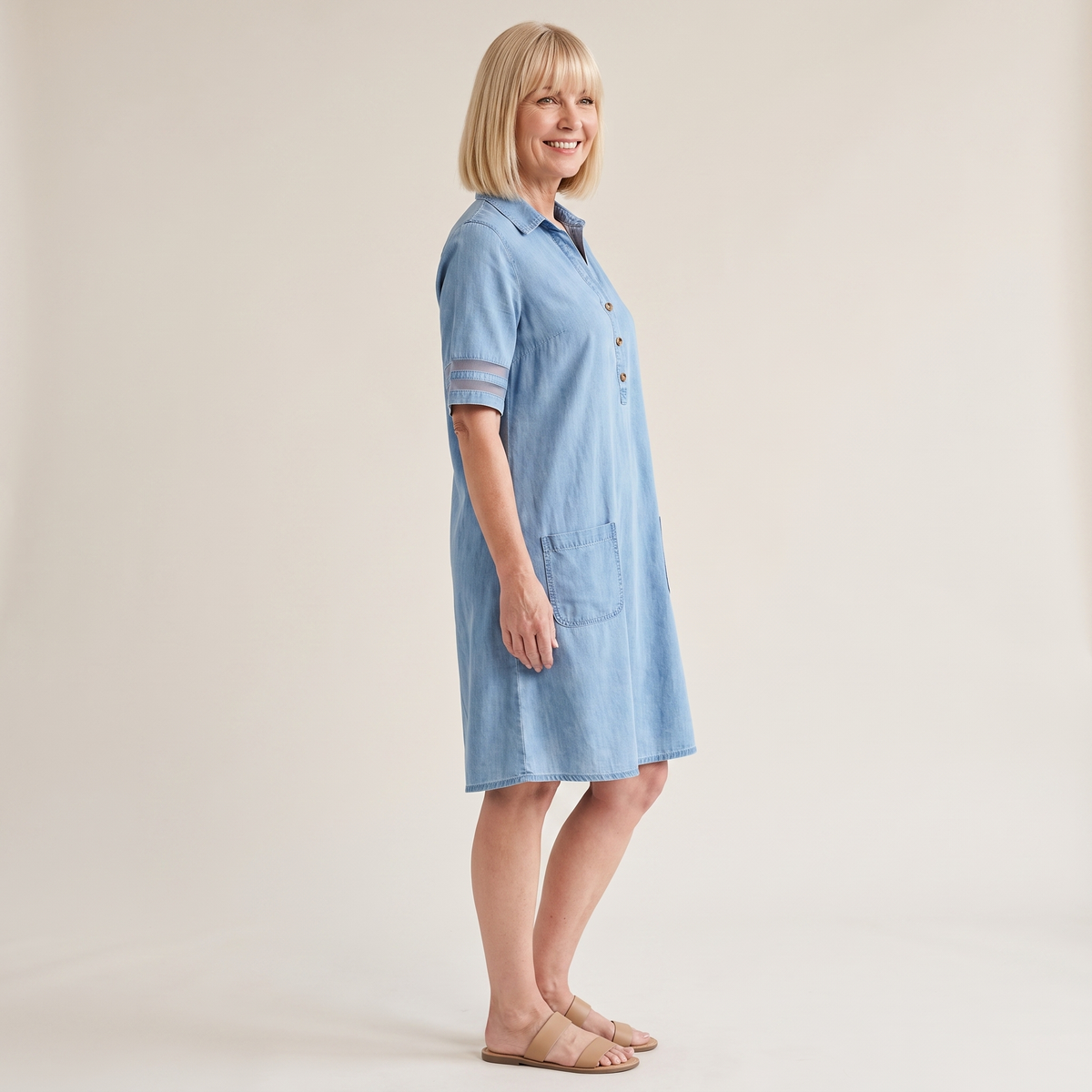 Zelina | Sculpt Denim Dress