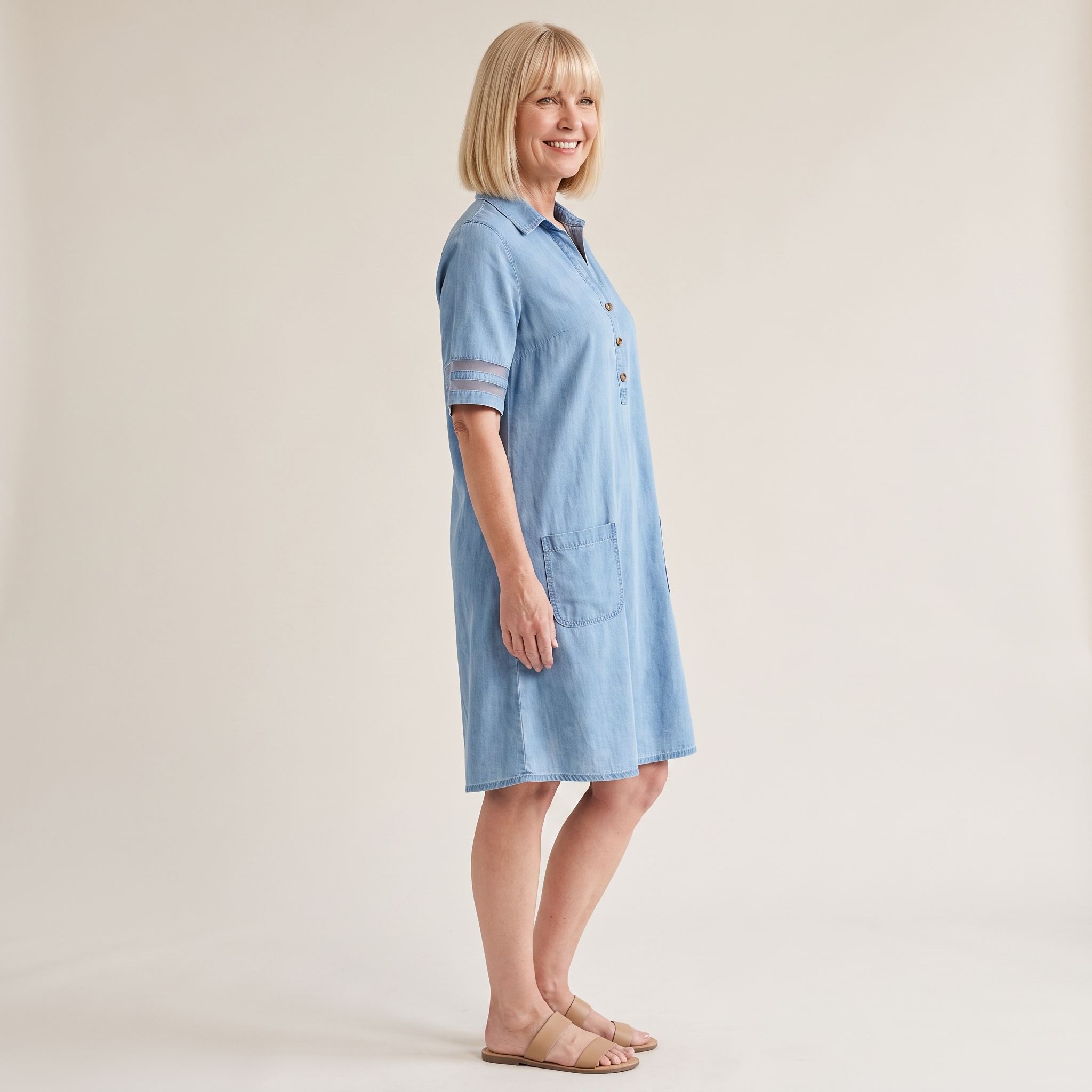 Zelina | Sculpt Denim Dress